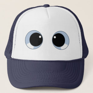 googly eyes trucker hat