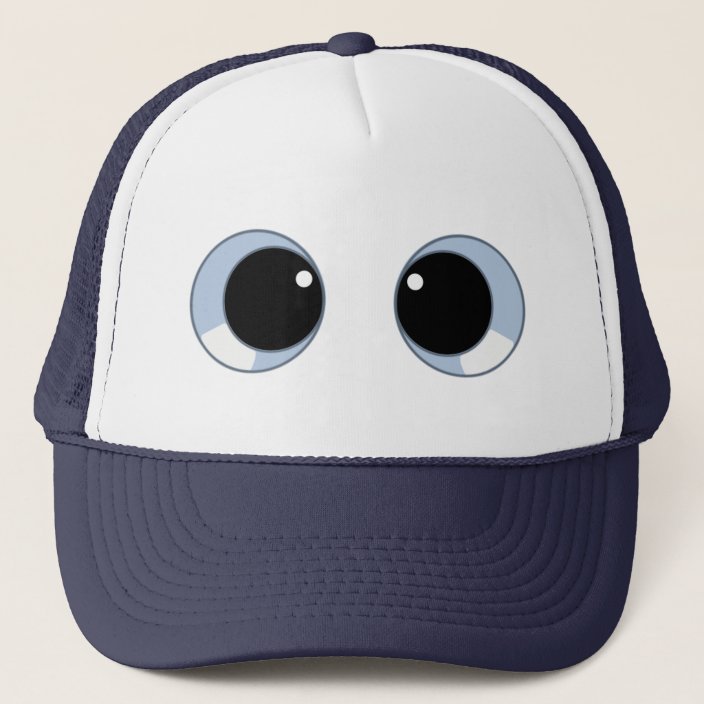 googly eyes trucker hat Zazzle.co.uk