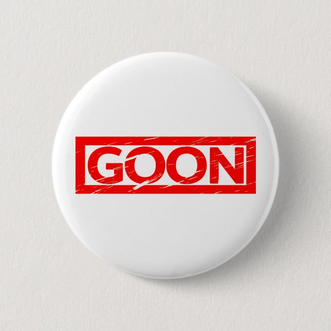 Goon Stamp 6 Cm Round Badge (Front)