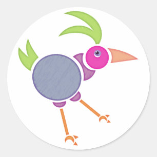 Gooney Bird Classic Round Sticker
