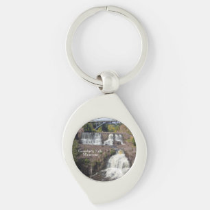 Goosberry Falls metal key chain