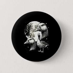 Goose 90s style silly vintage aesthetic y2k goose 6 cm round badge