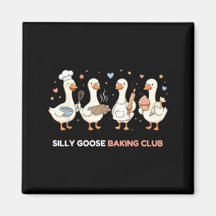Goose Baking Club Funny Baker Mum Mama Pastry Chef Magnet