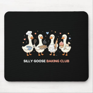 Goose Baking Club Funny Baker Mum Mama Pastry Chef Mouse Mat