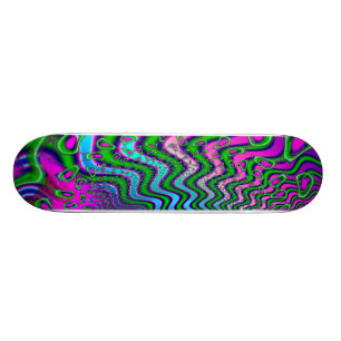 Goose Berries Psychedelic Fractal Skateboard