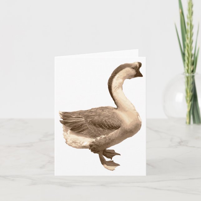 Goose blank card (Front)