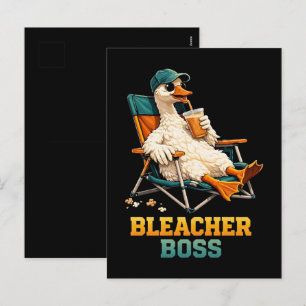 Goose Bleacher Boss Holiday Postcard