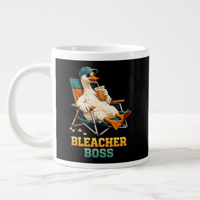 Goose Bleacher Boss Large Coffee Mug (Left)