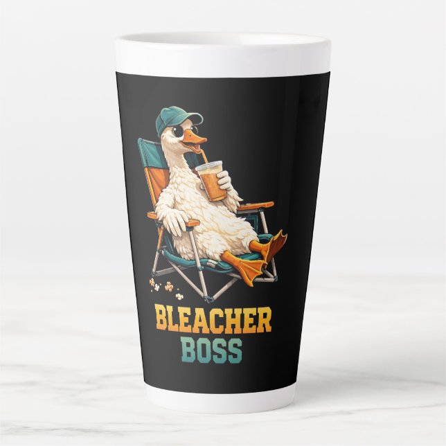 Goose Bleacher Boss Latte Mug (Front)