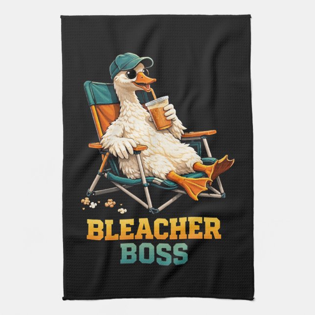 Goose Bleacher Boss Tea Towel (Vertical)