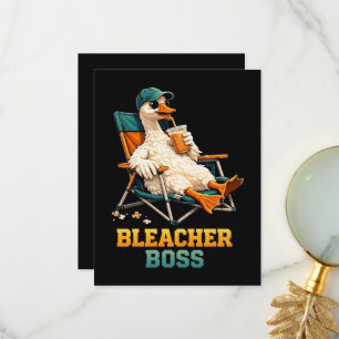 Goose Bleacher Boss Thank You Card