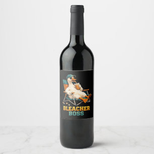 Goose Bleacher Boss Wine Label