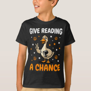 Goose book lover teacher reading quote men women - T-Shirt