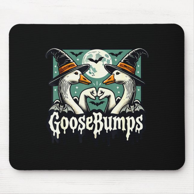 Goose Bumps Goosebumps Funny Geese Fist Bump Hallo Mouse Mat (Front)