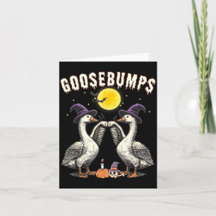 Goose Bumps Goosebumps Funny Goose Fist Bump Card