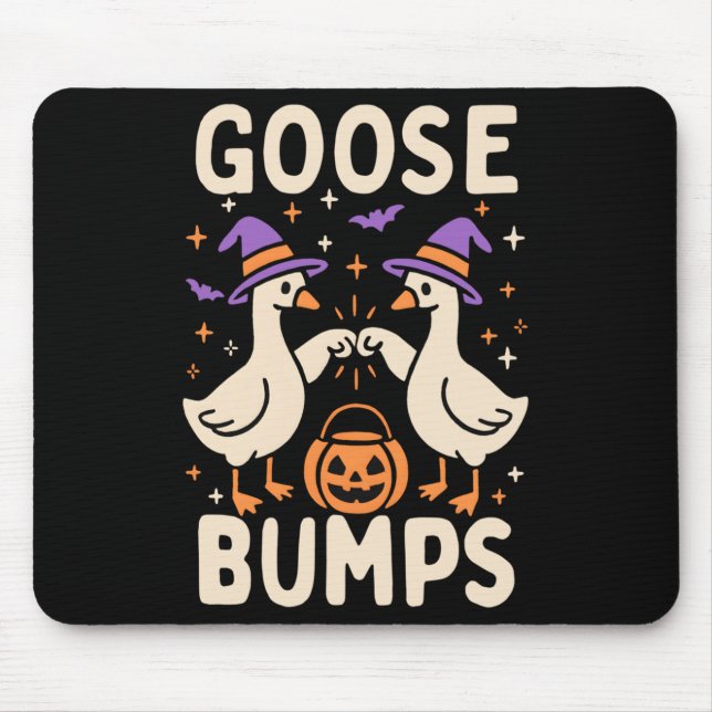 Goose Bumps Goosebumps Halloween Silly Meme Funny  Mouse Mat (Front)