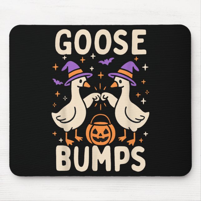 Goose Bumps Goosebumps Halloween Silly Meme Funny  Mouse Mat (Front)