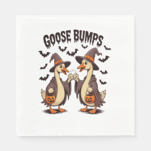 Goose Bumps Halloween Witch Fall Napkin