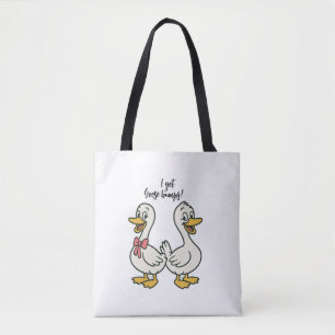 Goose bumps tote bag