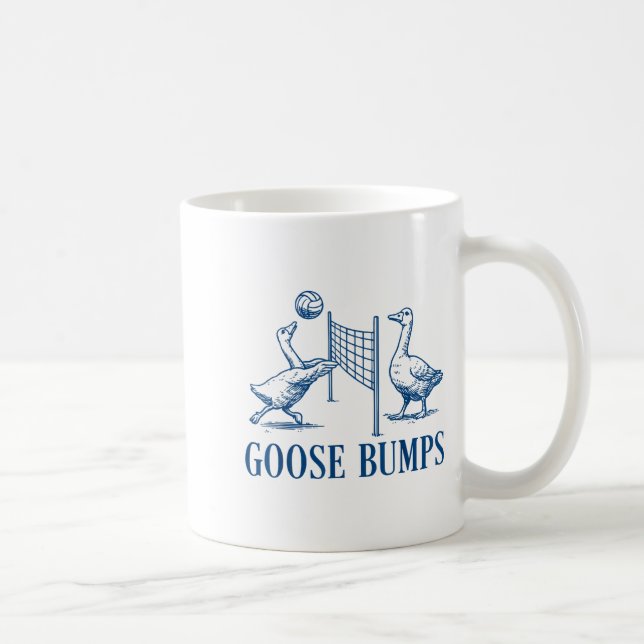 Goose Bumps Volleyball  Coffee Mug (Right)