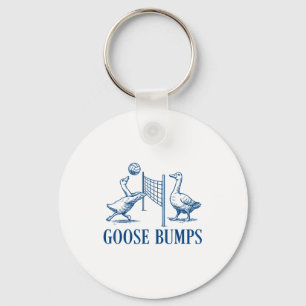 Goose Bumps Volleyball  Key Ring