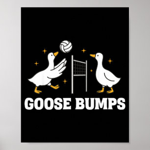 Goose Bumps Volleyball Poster