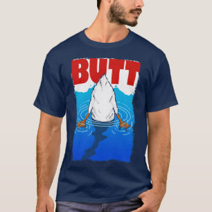 Goose Butt Duck Butt Pun Meme Men Women Funny Goos T-Shirt
