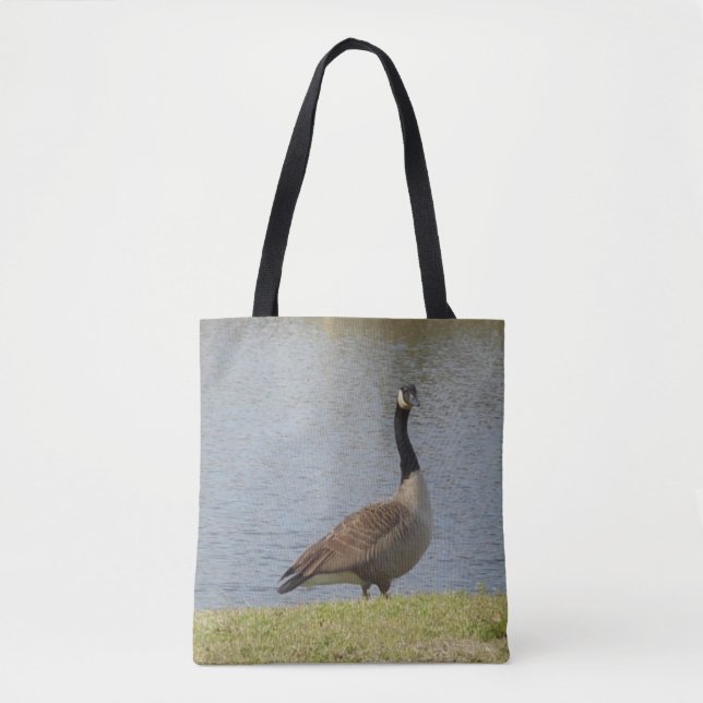Goose By Pond Tote Bag (Front)