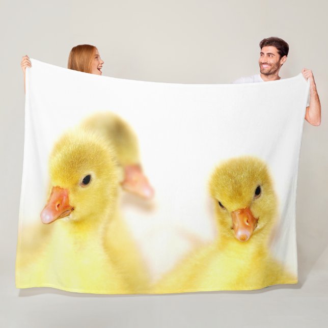 GOOSE CHICKS FLEECE BLANKET (In Situ)