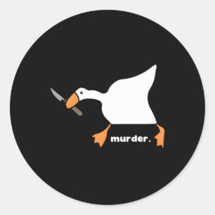 Goose Classic Round Sticker