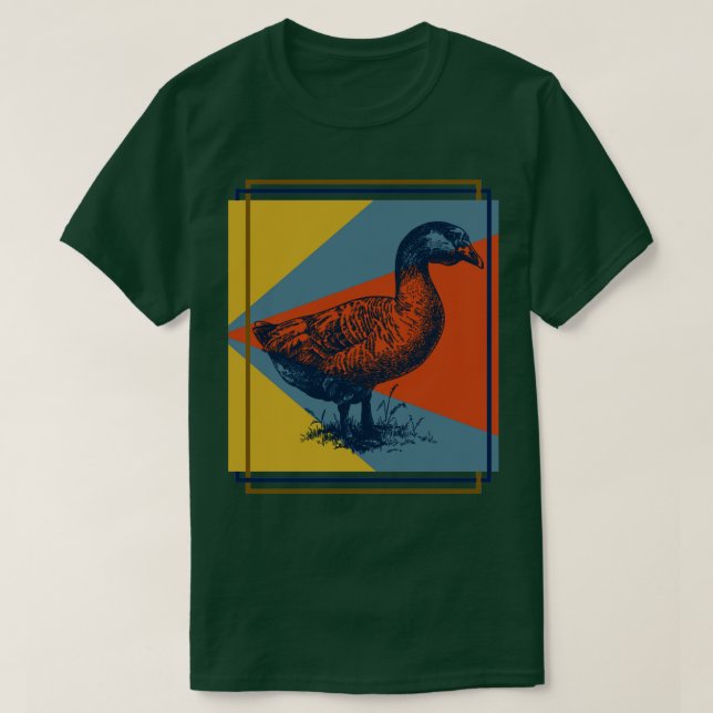 Goose Cute Bird T-Shirt (Design Front)