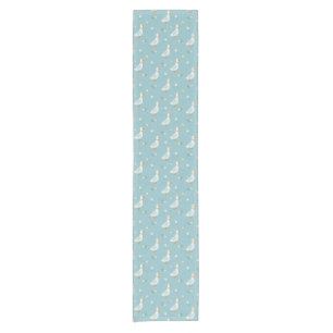 Goose easter and spring kitchen design short table runner