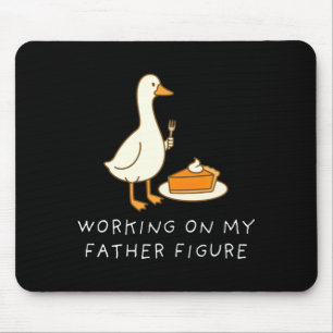 Goose Eating E For Two Couple Working On My Father Mouse Mat
