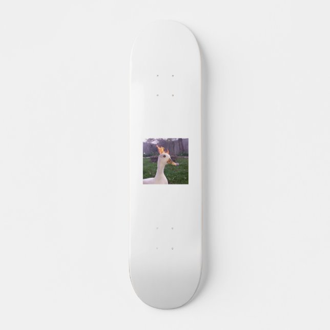 Goose fireplace Skateboard deck, 7¾" (Front)