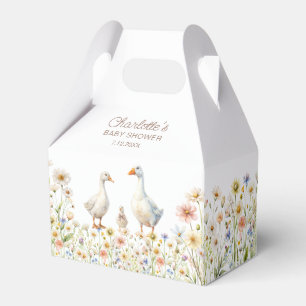 Goose Floral Baby Shower Favour Box