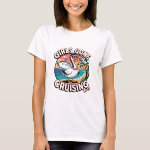 Goose Girls Gone Cruising 2026 Cruise Vacation Tri T-Shirt