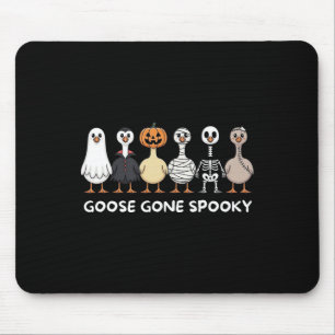 Goose Gone Spooky Halloween Costume Ghost For Fall Mouse Mat