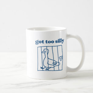 Goose Got Too Silly Prison Funny Jail Animal Kids  Coffee Mug