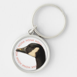 Goose Head Key Ring