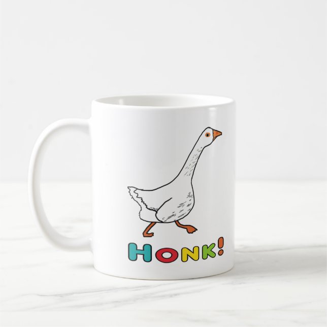 Goose Honk Coffee Mug (Left)
