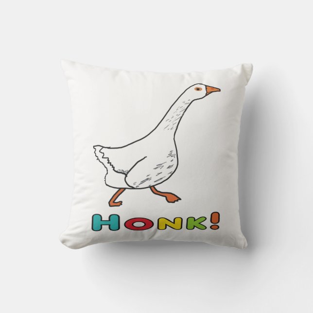 Goose Honk Cushion (Front)