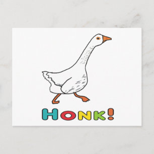 Goose Honk Postcard