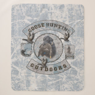 Goose Hunting Fleece Blanket