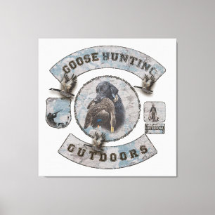Goose Hunting Tapestry Poster Canvas Print