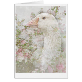Goose in Blossoms