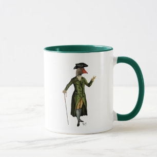 Goose in Green Regency Coat 2 Mug
