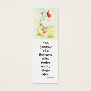 'Goose' Inspirational Bookmark