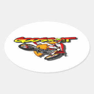 Goose It whip sticker set