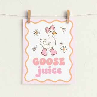 Goose Juice Table Sign