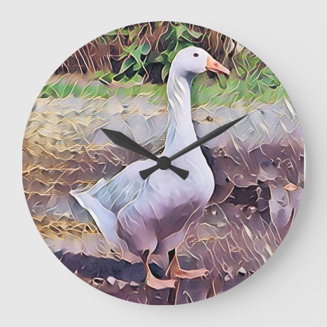 GOOSE  LARGE CLOCK (Front)